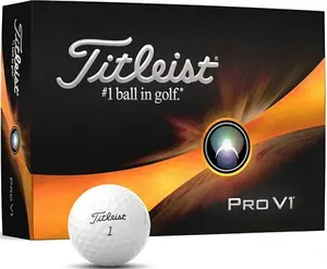 Titleist Pro V1 Golf Balls - White - 12 Pack