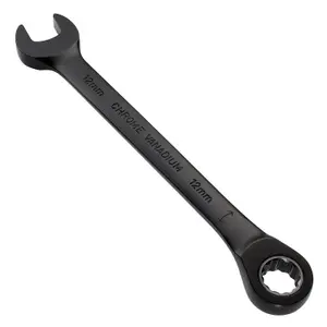 Draper Expert HI-TORQ  Metric Reversible Ratchet Combination Spanner, 12mm, Black 03902