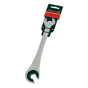 Ratchet/Standard Open End Flare Nut Wrench Spanner 17mm (Neilsen CT4272)