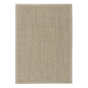 Origins Sisal Rug Light Beige with Sand Border 200CM x 290CM