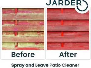 4 x 5L Jarder Spray & Leave Patio Cleaner - Green Mould and Algae Remover