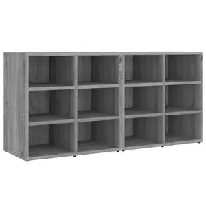 Berkfield Shoe Cabinets 2 pcs Grey Sonoma 52.5x30x50 cm