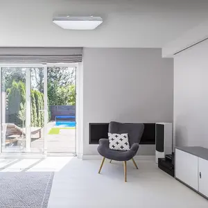 Milagro Palermo 53CM Modern White LED Ceiling Lamp 72W(300W) Included Remote With Adjustable Brightness And Colour Temperature