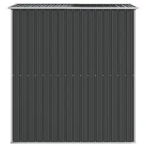 Berkfield Garden Shed Anthracite 192x191x223 cm Galvanised Steel