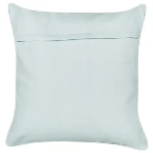 Throw Cushion CERAMIUM Cotton 45 x 45 cm Floral Light Blue