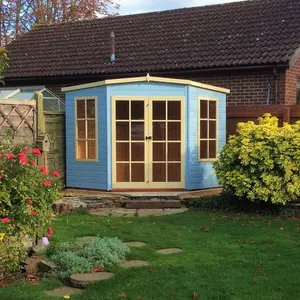 Hampton 8 x 8 Ft Shiplap Corner Summer House No