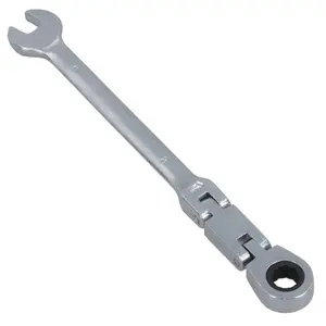 8mm Metric Double Jointed Flexi Ratchet Combination Spanner Wrench 72 Teeth