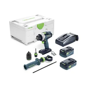 Festool Cordless drill TDC 18/4 5,0/4,0 I-Plus QUADRIVE