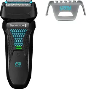 Remington F6 Aqua Men's Electric Shaver (Cordless, Wet & Dry, 100% Waterproof, Foil Shaver, Pop-Up Detail Trimmer, USB Charging, 60-Minute Usage, 90