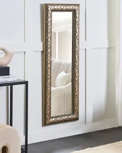 Beliani Retro Wall Mirror BELLAC Gold