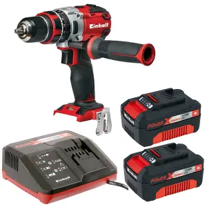 Einhell Cordless Brushless Combi Drill X2 4AH Power X Change 18v TE-CD 18Li-I BL