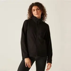 Regatta Professional Women's Micro Lightweight Full Zip Fleece Black, Size: 16