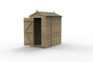 4LIFE Apex Shed 4x6 - Single Door - No Windows