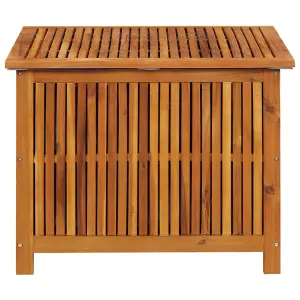 Berkfield Garden Storage Box 75x75x58 cm Solid Acacia Wood