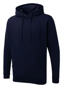 Uneek - Unisex The UX Hoodie - Reactive Dyed - Navy - Size XS