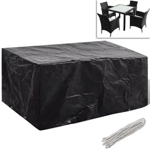 Outdoor Patio Dining Set Cover 90cm H x 140cm W x 180cm D