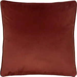 Evans Lichfield Opulence Velvet Piped Feather Filled Cushion