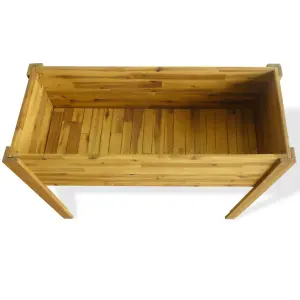 Berkfield Raised Garden Raised Bed Solid Acacia Wood