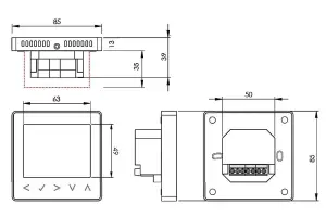 Heatmiser - NeoStat e - White Thermostat