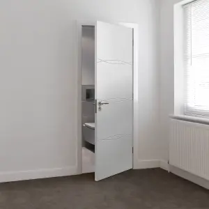 Aster White Internal Fire Door