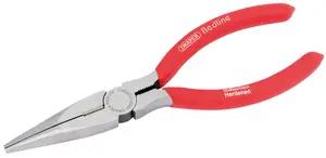 Draper Long Nose Pliers with PVC Dipped Handles, 160mm 67869