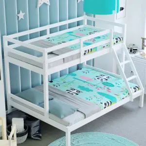 Vida Designs Sydney White Triple Sleeper Bunk Bed