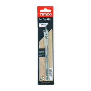 Timco - Flat Wood Bit (Size 12.0 x 152 - 1 Each)