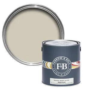 Farrow & Ball Dead Flat Mixed Colour 201 Shaded White 750ml