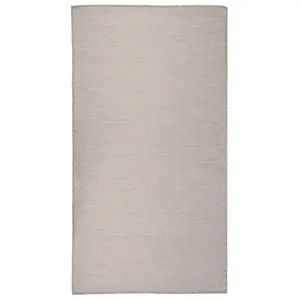 Berkfield Outdoor Flatweave Rug 80x150 cm Taupe