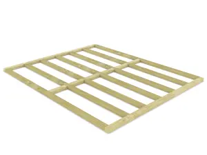 Wooden shed bases 10x8 (W-295cm x D-240cm), made of 38mm x 63mm