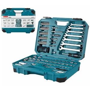 Makita E-06616 120 Piece Maintenance Kit Spanner Socket Screwdriver Bit Set Case