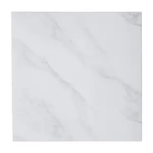 10Pcs Marble Texture Self Adhesive PVC Peel and Stick Flooring Tiles 30x30cm