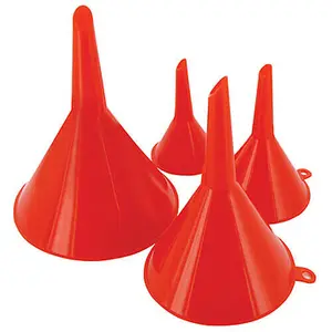 4 Piece Funnel Set Liquid 50mm 75m 100mm & 120mm