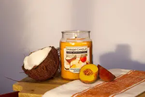 Yankee Candle Large Jar Candle - Coconut Peach Smoothie