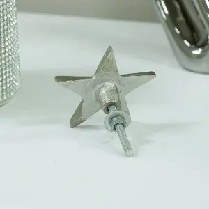 Melody Maison Silver Star Drawer Knob