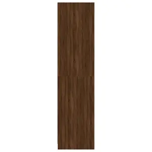 Wardrobe Brown Oak 100x50x200 cm Engineered Wood