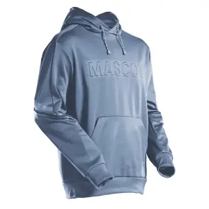 Mascot Customized Fleece Hoodie (Stone Blue)  (XX Large)