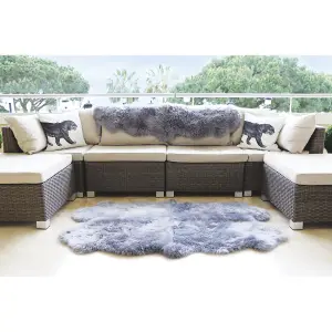 Origins Genuine Sheepskin Grey Quad