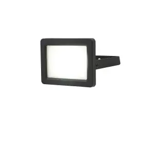 GoodHome Lucan AFD1017-NB Black Mains-powered Cool white LED Without sensor Floodlight 1000lm