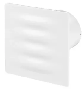 Awenta 125mm Pull Cord VERTICO Extractor Fan White ABS Front Panel Wall Ceiling Ventilation