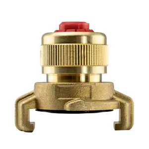 Solid brass screw tight onto 1/2"hose professional geka type claw fitting as used by professionals