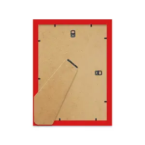 A4 Red Picture Frame Fits A4 (21 x 29.7cm - 8.3 x 11.7in) Poster, Photo, Artwork, or Print.