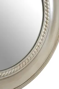 Interiors by Premier Valis Champagne Rounded Wall Mirror