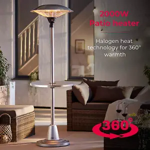 ASTRID 2KW Infrared Convection Heater with Table