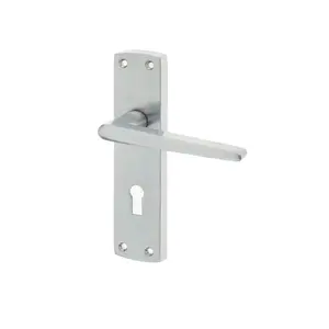 Bray Door Handle (Set of 2) Satin Chrome