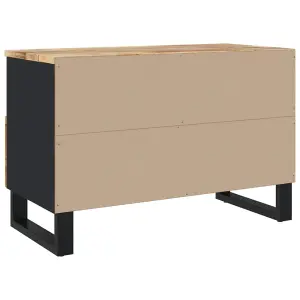 Berkfield TV Cabinet 70x33x46cm Solid Wood Mango