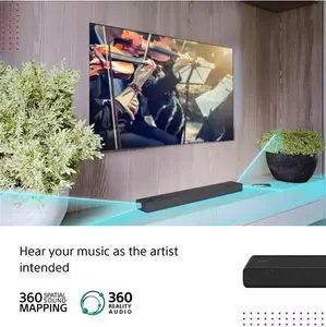 Sony HT-A3000 Wi-Fi Bluetooth All-In-One Soundbar With Dolby Atmos, DTS X, Vertical Surround Engine & High Resolution Audio, Black