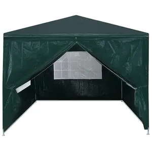 Berkfield Party Tent 3x3 m Green