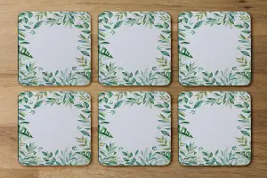 Light Botanical Leaves (Coaster) / Default Title