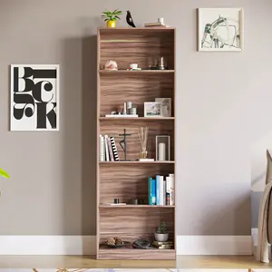 Ronald Bookcase Walnut / 175 cm H x 60 cm W